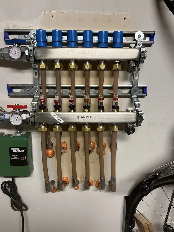 Plumber performing Leak Detection at a residential property in Mentor